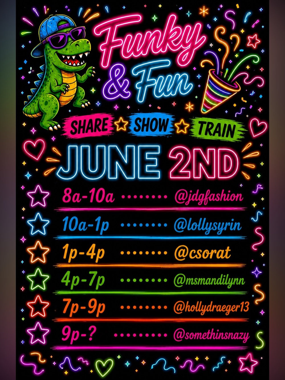 Funky & Fun Share Show Train